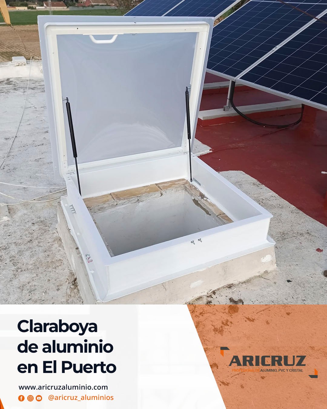 ☀️ 𝑀𝑎́𝑠 𝑙𝑢𝑧 𝑛𝑎𝑡𝑢𝑟𝑎𝑙, 𝑚𝑎́𝑠 𝑣𝑖𝑑𝑎 𝑝𝑎𝑟𝑎 𝑡𝑢 𝑒𝑠𝑝𝑎𝑐𝑖𝑜. En Aricruz hemos realizado este proyecto de claraboya en El Puerto de Santa María, una solución perfecta para ganar iluminación natural y crear ambientes más amplios, acogedores y confortables. Un diseño funcional que transforma por completo cualquier estancia.
☎️ 𝟔𝟖𝟓.𝟖𝟑𝟔.𝟔𝟔𝟔
📧 info@aricruzaluminio.com
.
#carpinteriadealuminio #elpuertodesantamaria