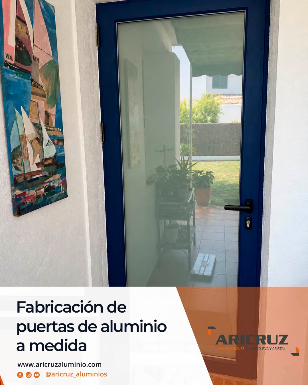 🛠 En Aricruz fabricamos puertas de aluminio a medida, adaptadas a cada espacio y proyecto. Desde diseños clásicos hasta propuestas con personalidad propia, como esta puerta azul que combina resistencia, funcionalidad y estilo.
📩 Cuéntanos tu idea y te ayudamos a hacerla realidad.
.
📞 685 836 666
🌐 info@aricruzaluminio.com
.
#carpinteriadealuminio #elpuertodesantamaria