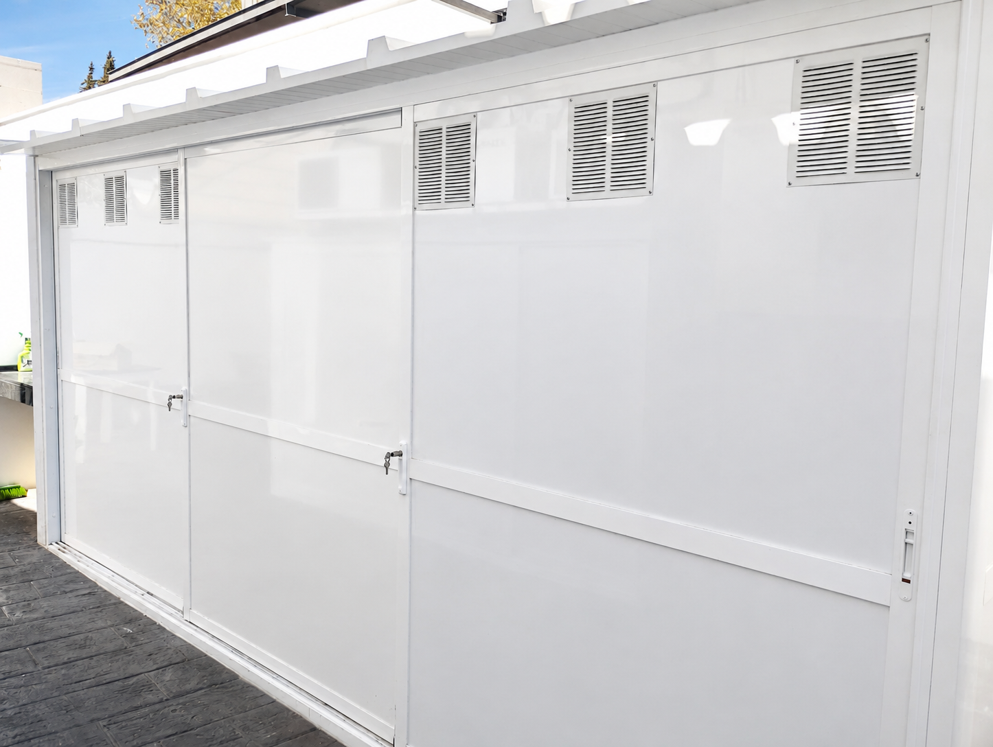 Mueble exterior de aluminio Aricruz