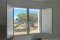 Ventanas de aluminio con tapaluces en blanco mate