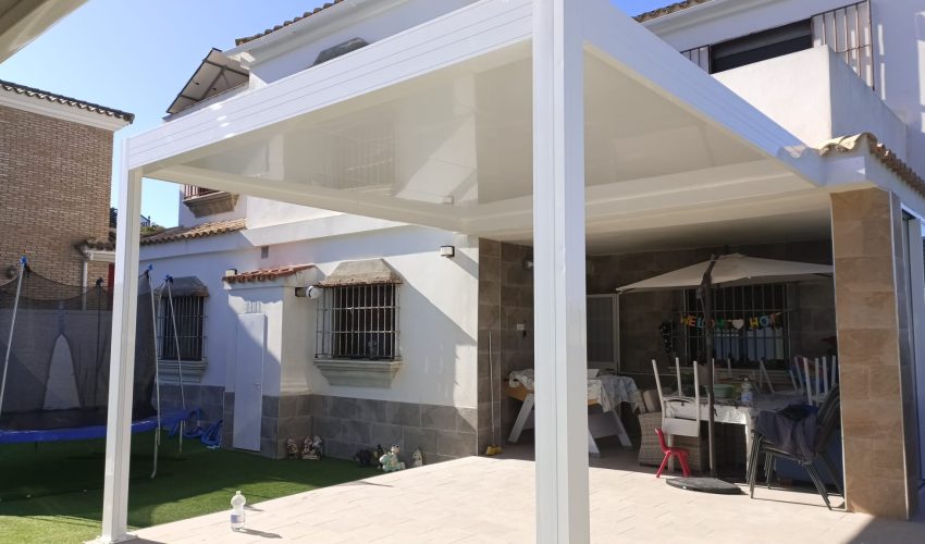 Techos de aluminio para porches en El Puerto de Santa María